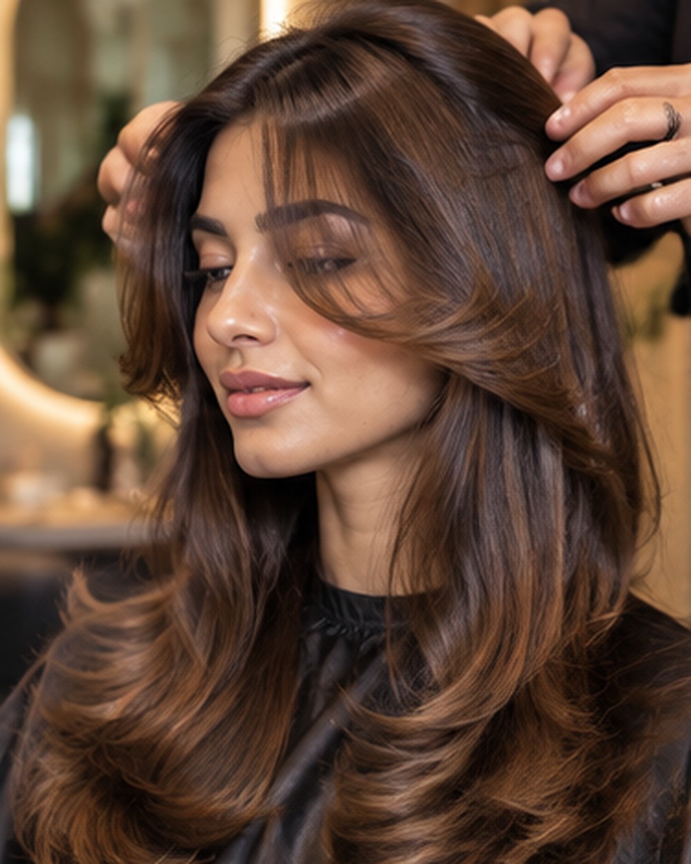 Customized haircut at PIXC Salon