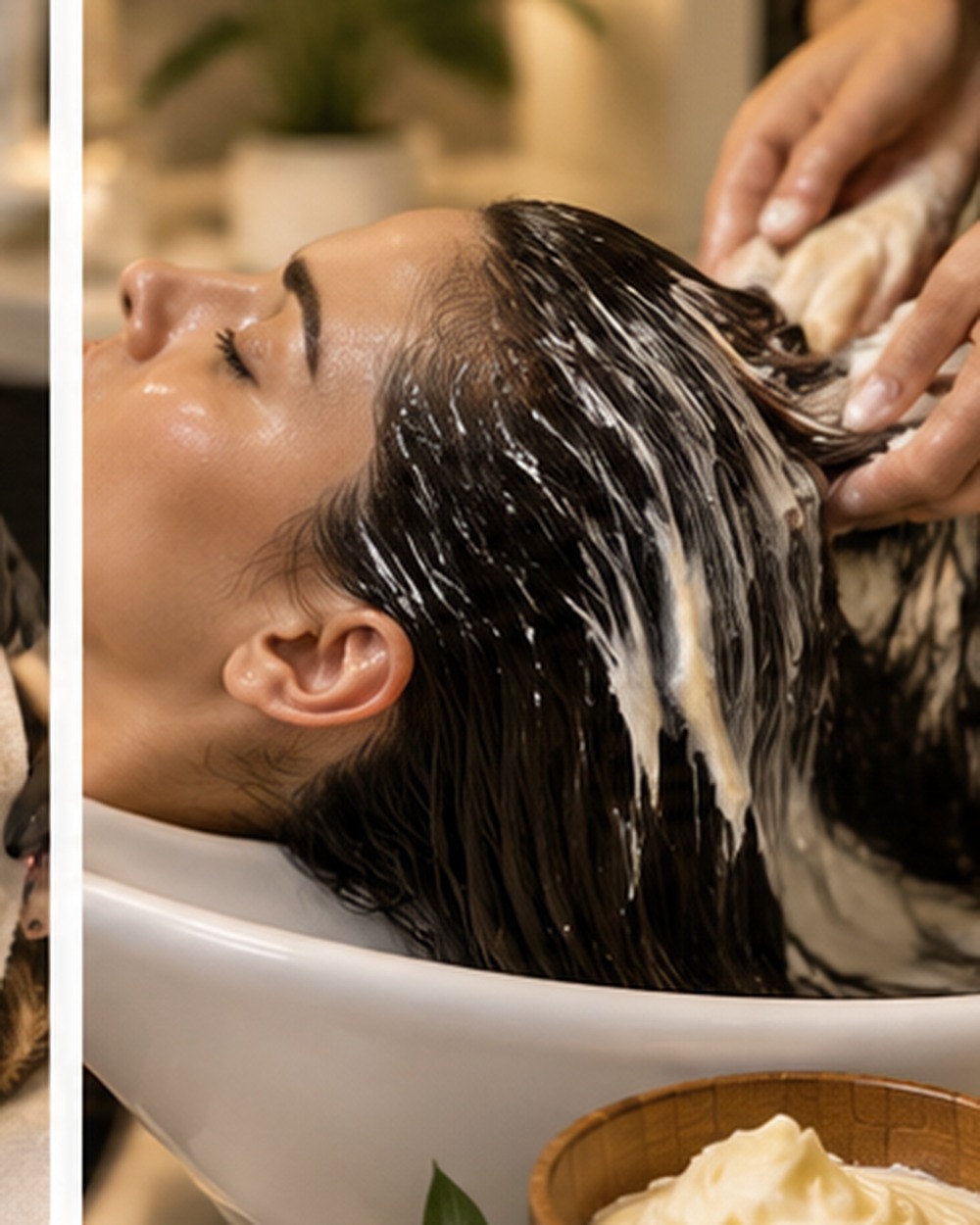 Shea Butter hair retention therapy at PIXC Salon
